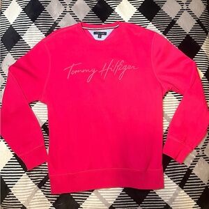 Pink Tommy Hilfiger crewneck sweatshirt🩷
